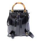 Gucci Bamboo Mini Backpack · Patent Leather