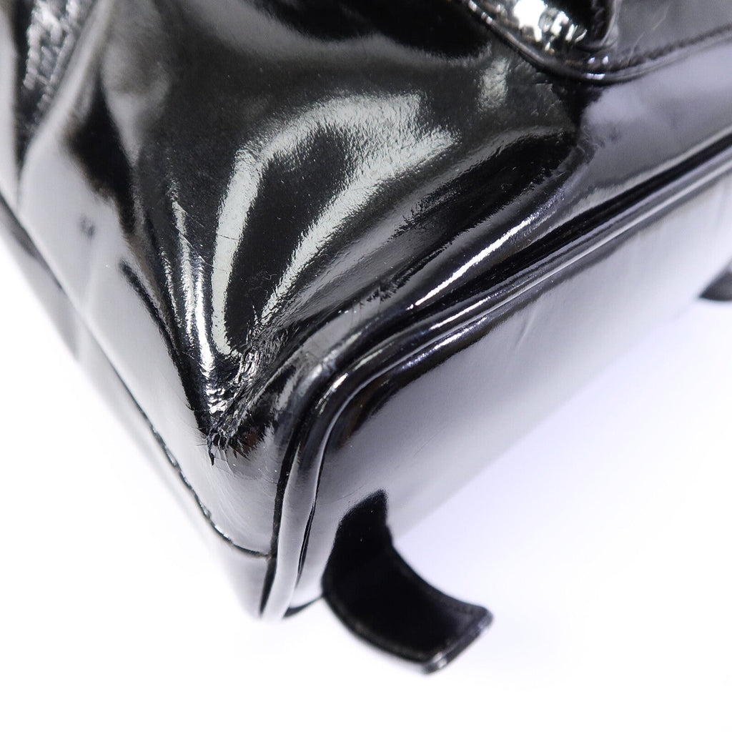 Gucci Bamboo Mini Backpack · Patent Leather