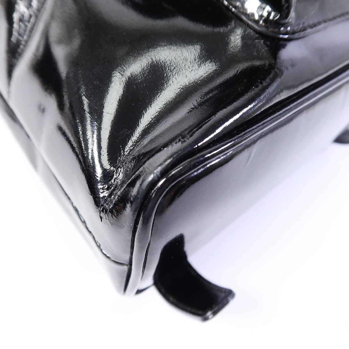 Gucci Bamboo Mini Backpack · Patent Leather