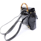 Gucci Bamboo Mini Backpack · Patent Leather