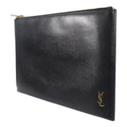 Saint Laurent Monogram · Calfskin Pouch
