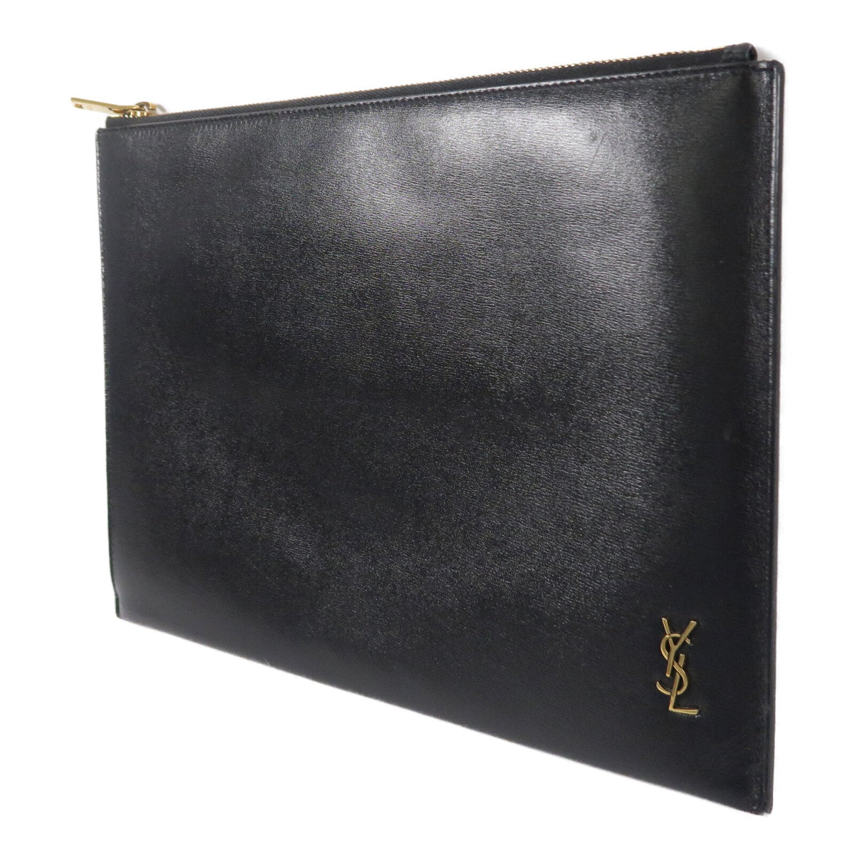 Saint Laurent Monogram · Calfskin Pouch