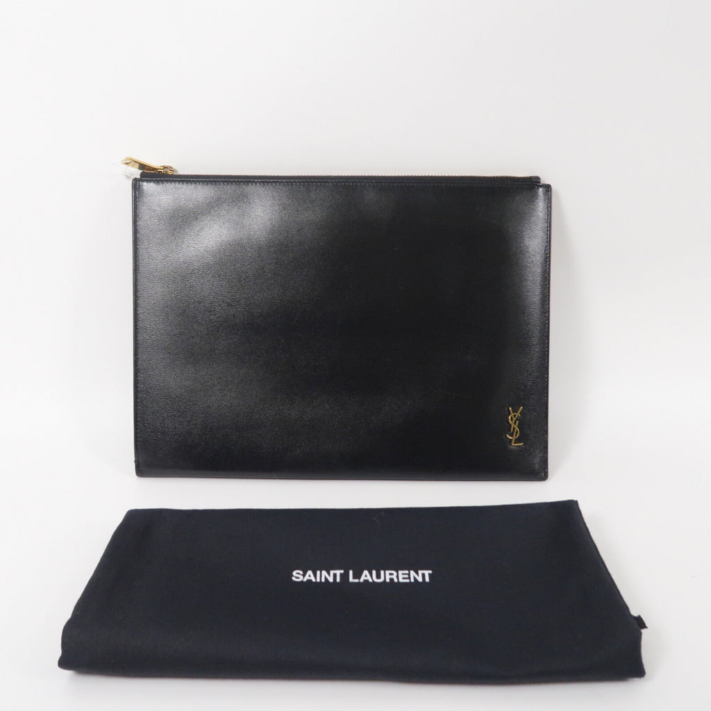 Saint Laurent Monogram · Calfskin Pouch