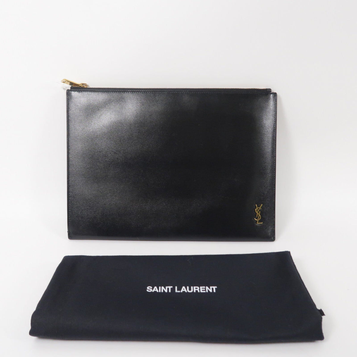 Saint Laurent Monogram · Calfskin Pouch