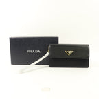 Prada · Calfskin & Nylon Pouch Wallet
