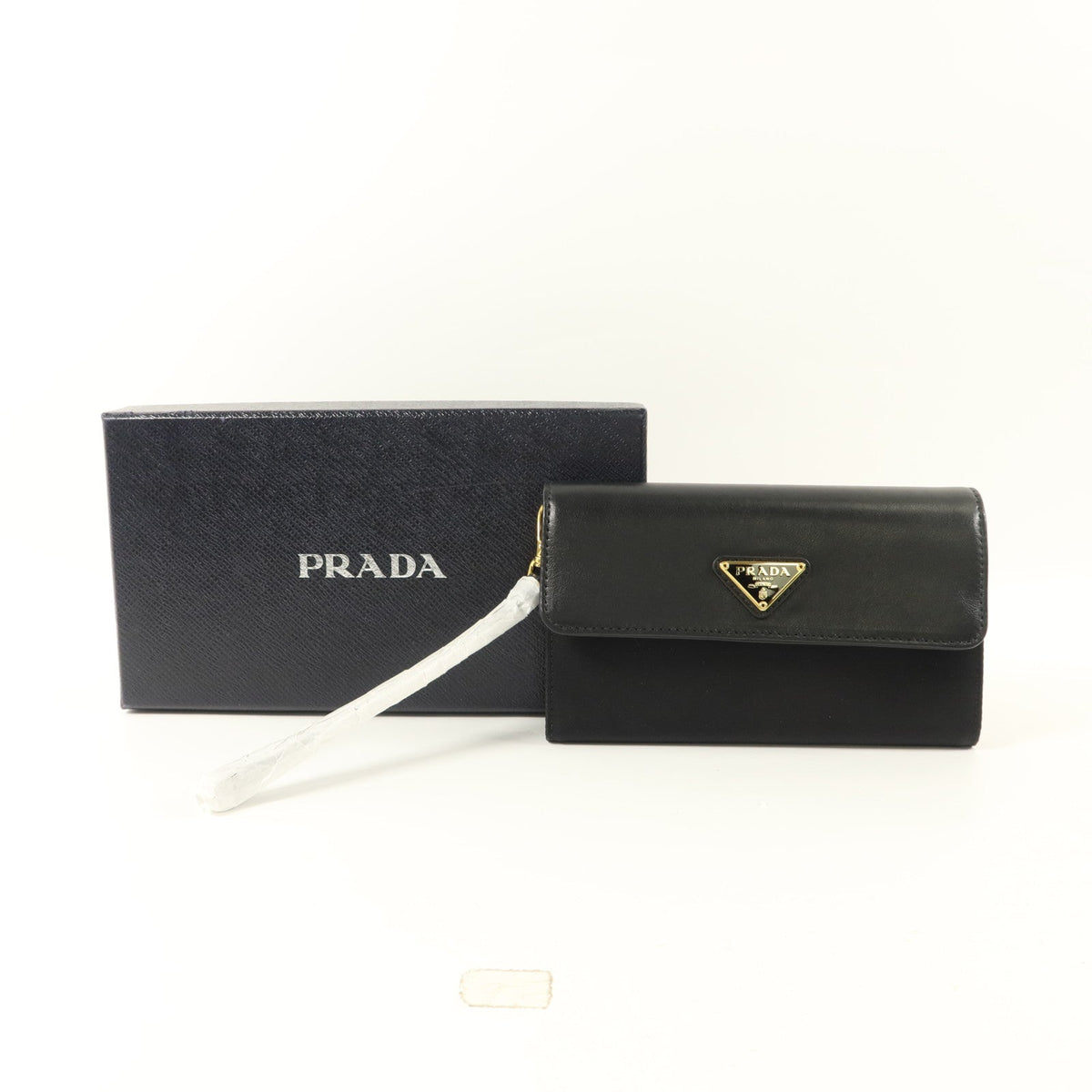 Prada · Calfskin & Nylon Pouch Wallet