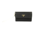 Prada · Calfskin & Nylon Pouch Wallet