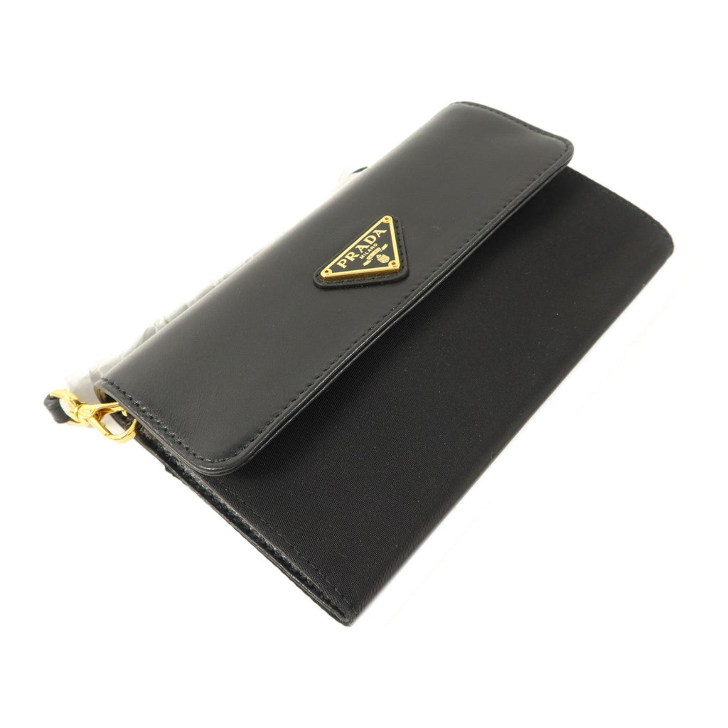 Prada · Calfskin & Nylon Pouch Wallet