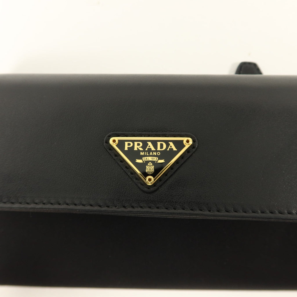 Prada · Calfskin & Nylon Pouch Wallet