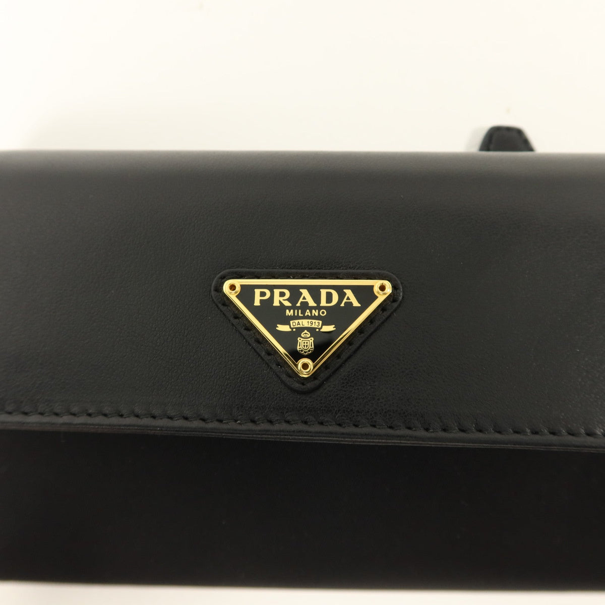 Prada · Calfskin & Nylon Pouch Wallet