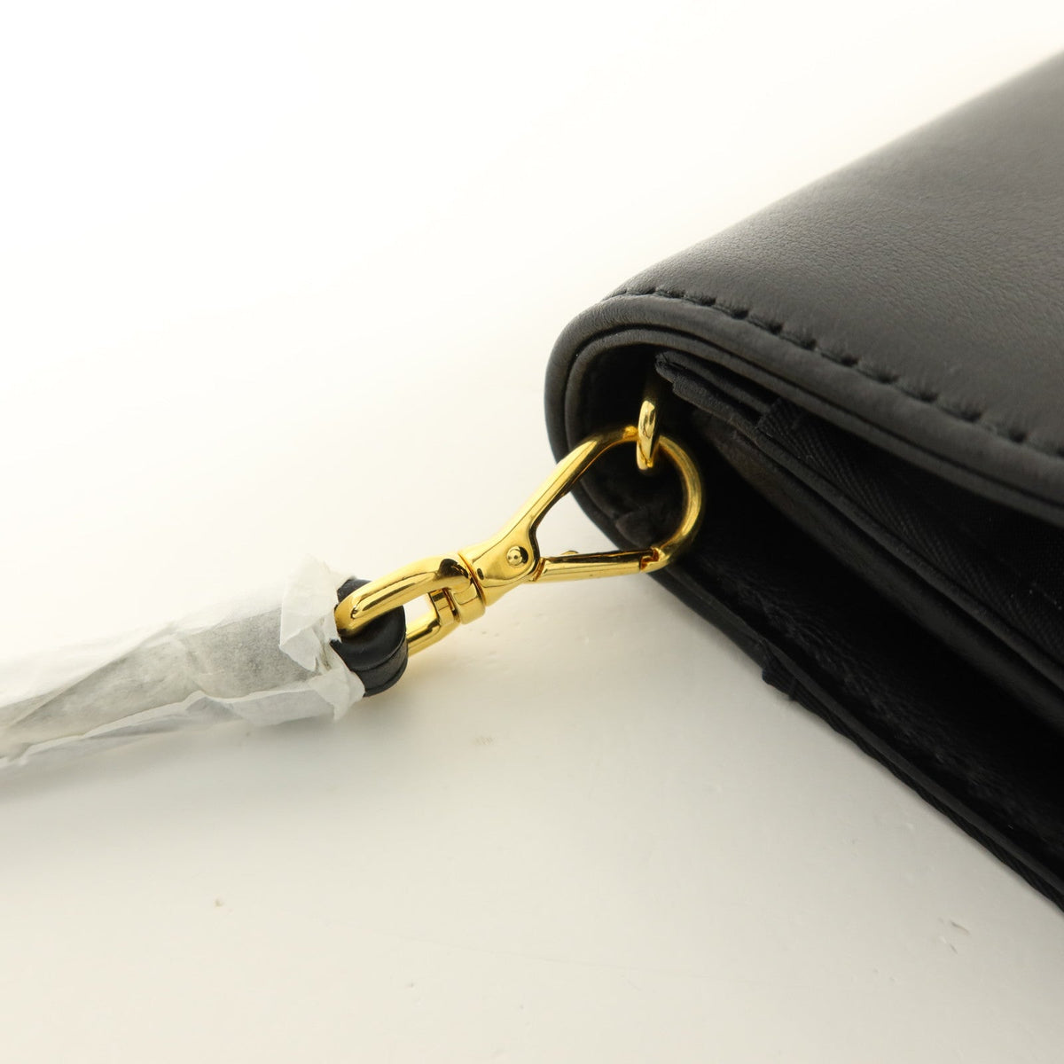 Prada · Calfskin & Nylon Pouch Wallet