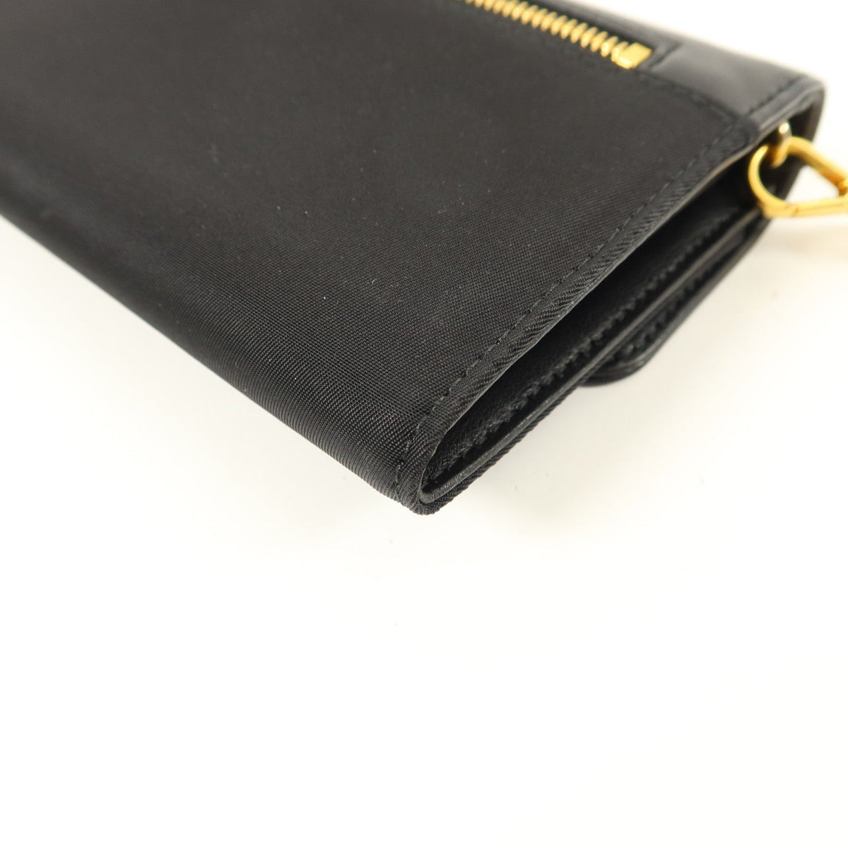 Prada · Calfskin & Nylon Pouch Wallet