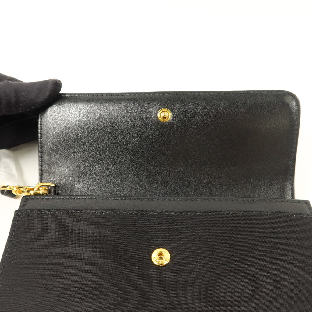 Prada · Calfskin & Nylon Pouch Wallet