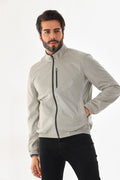 The Como Reversible Cream & Black Leather Bomber Jacket