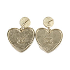 CHANEL CC Earrings · Enamel · PVC