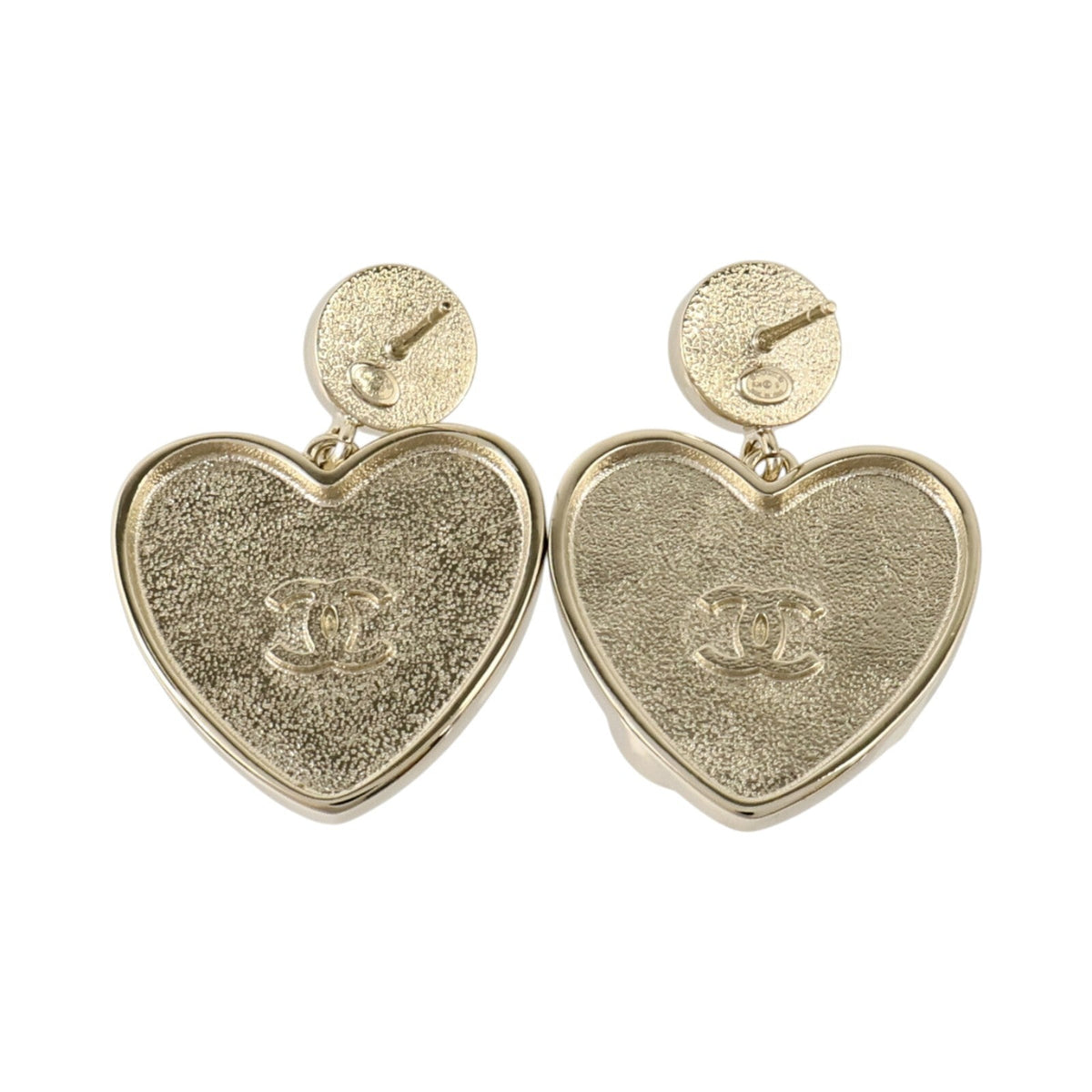 CHANEL CC Earrings · Enamel · PVC