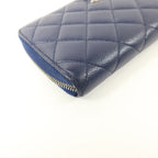 Chanel CC · Calfskin Long Wallet