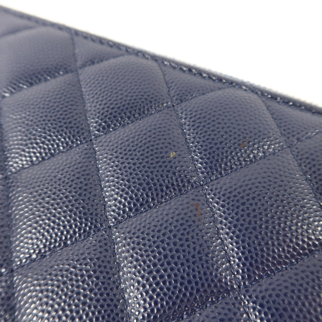 Chanel CC · Calfskin Long Wallet