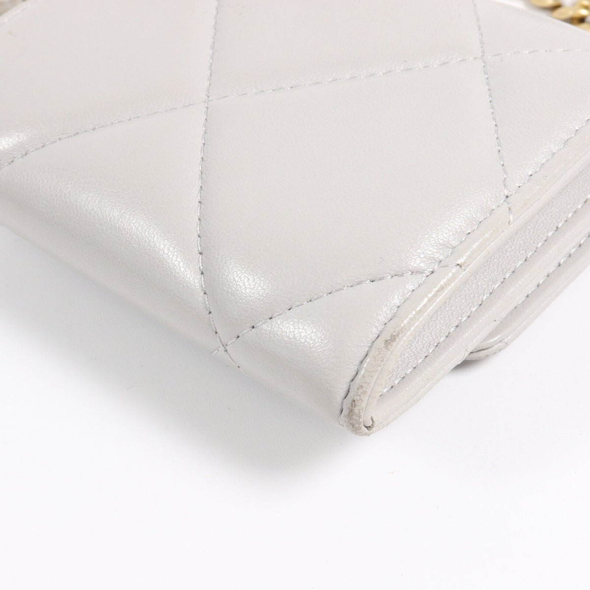 Chanel 19 · Lambskin Chain Coin Purse