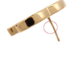 Chanel CC Enamel Earrings