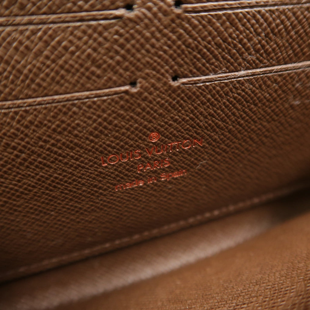 Louis Vuitton · Damier Ebene · Long Wallet