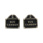 CHANEL CC Earrings · Metal