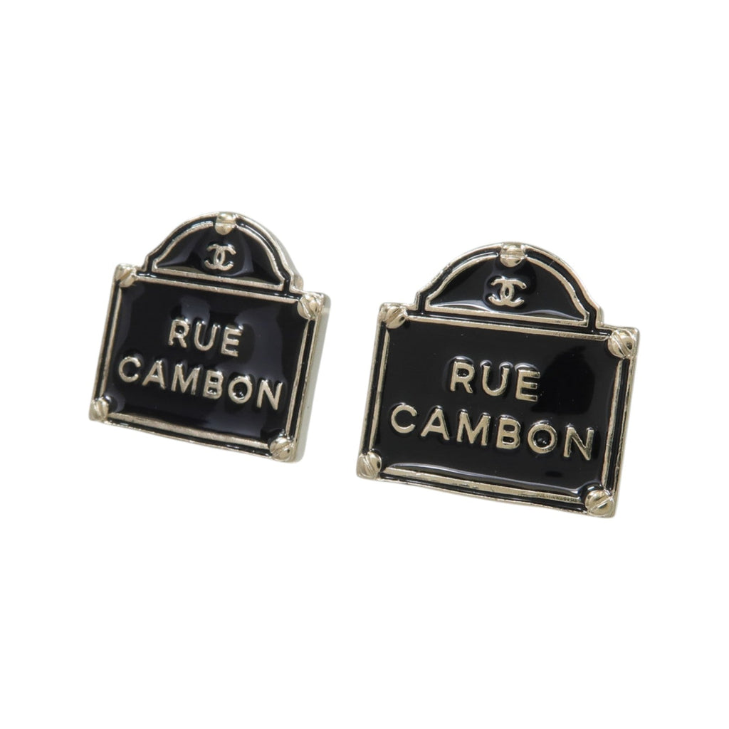 CHANEL CC Earrings · Metal