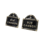 CHANEL CC Earrings · Metal