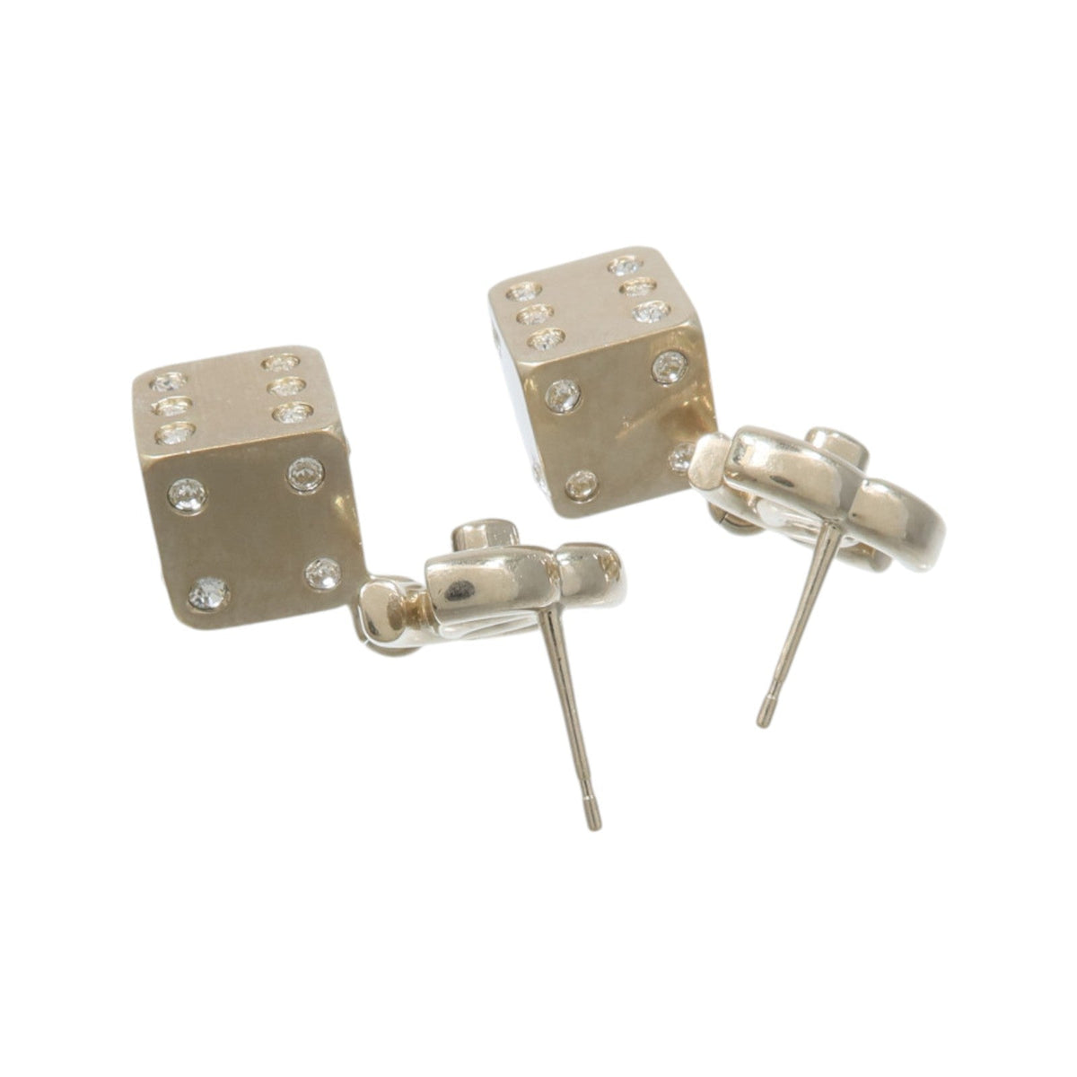 CHANEL CC Earrings · Metal