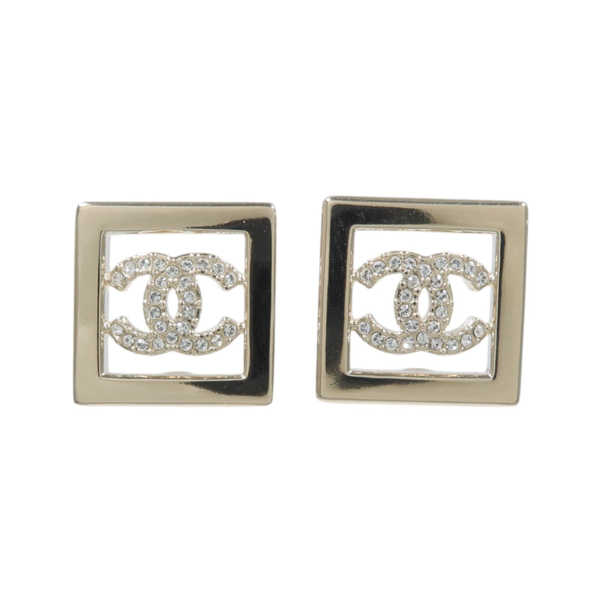 CHANEL CC Earrings · Metal