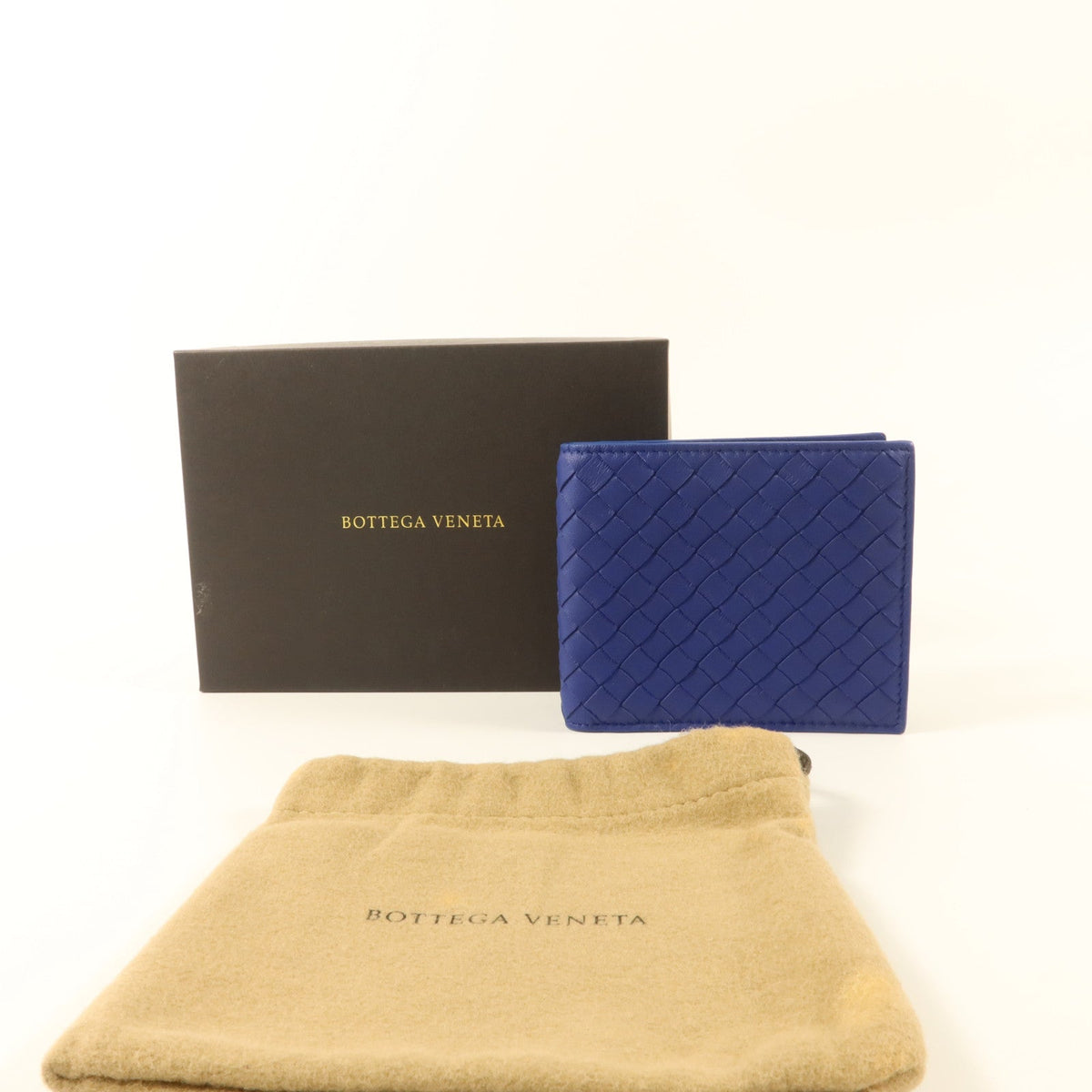 Bottega Veneta Bifold · Intrecciato Leather