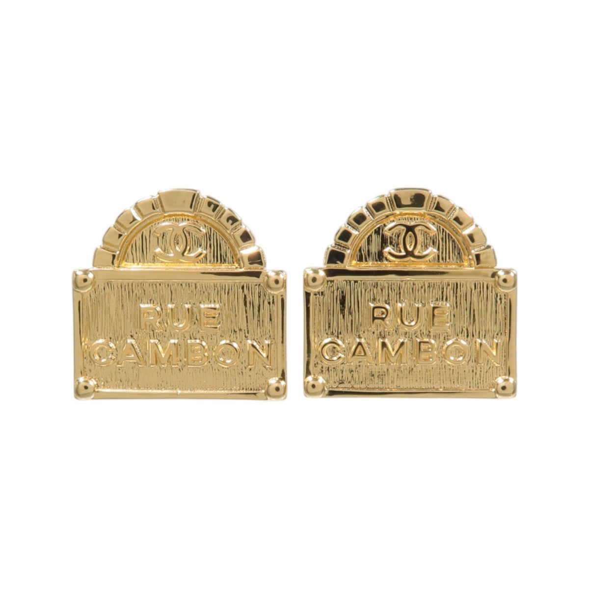 CHANEL CC Earrings · Metal