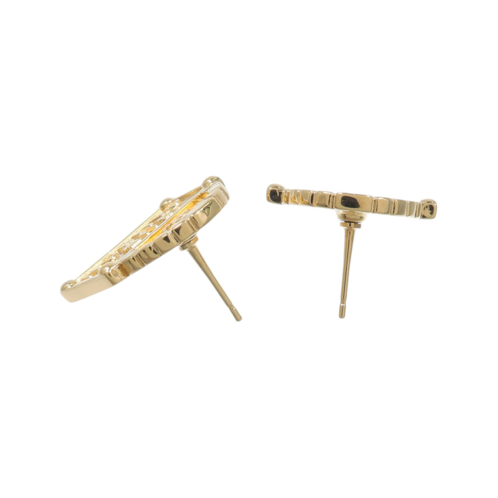 CHANEL CC Earrings · Metal