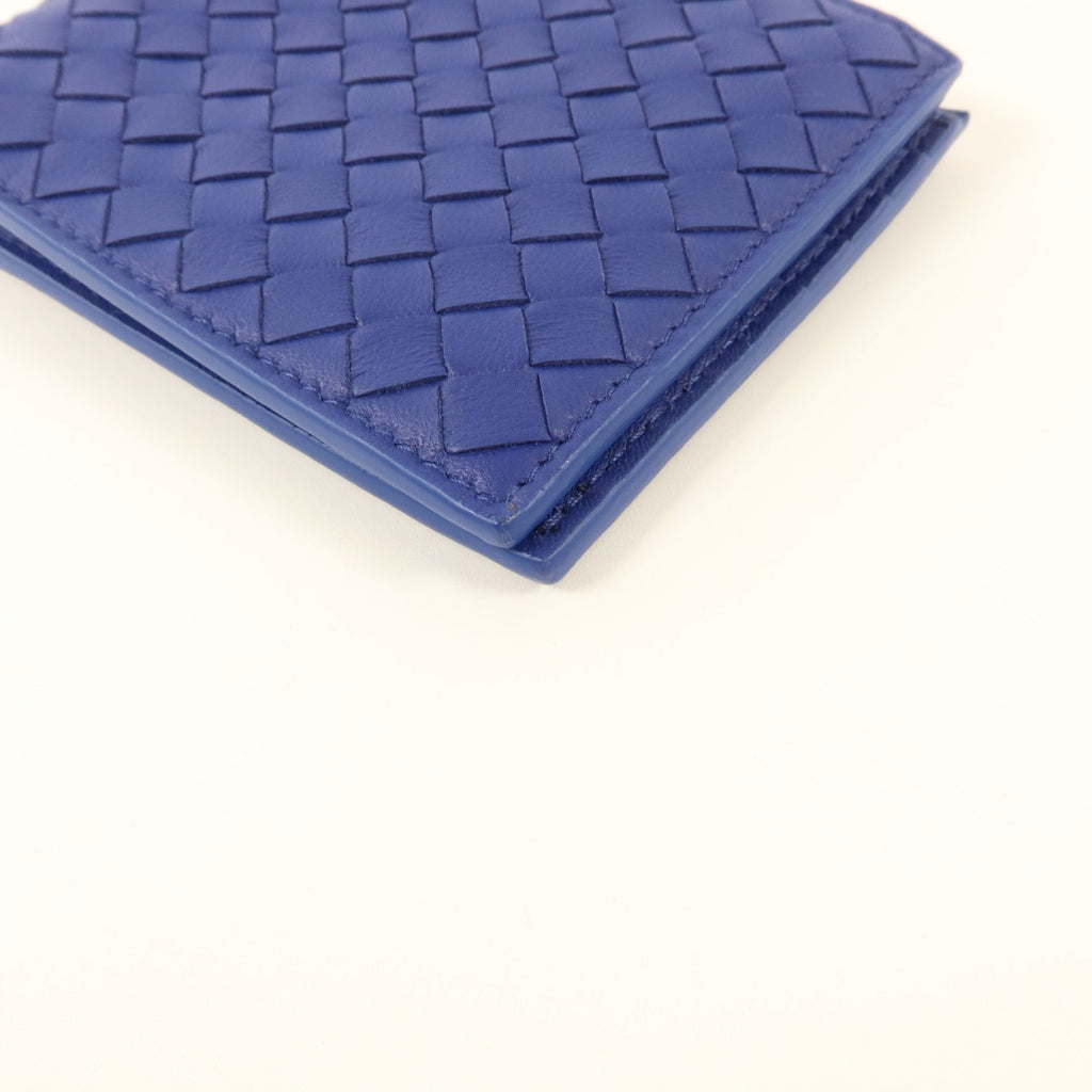 Bottega Veneta Bifold · Intrecciato Leather