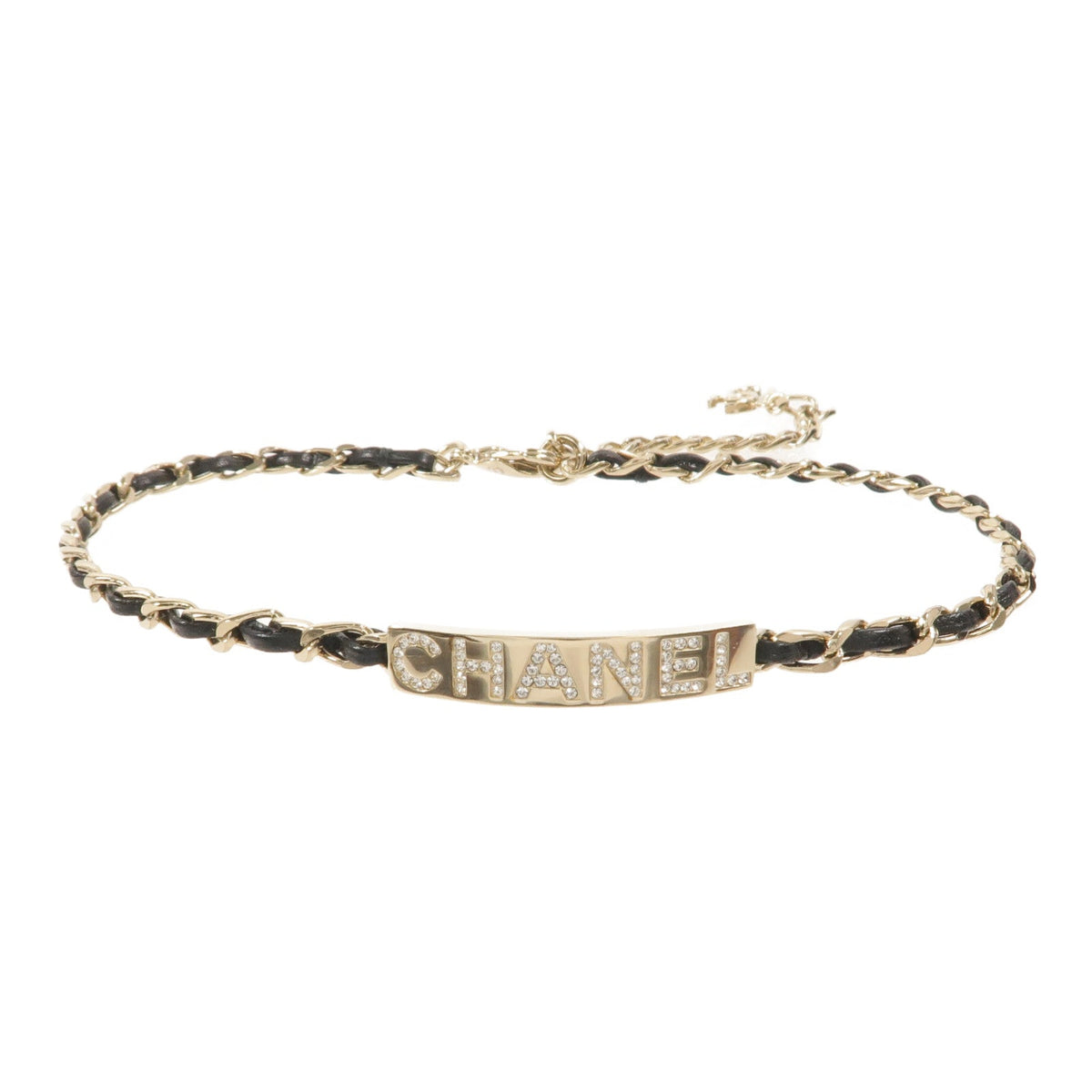 Chanel CC Choker · Lambskin & Strass