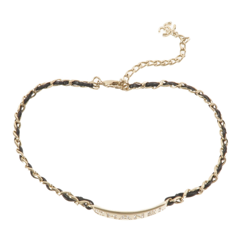Chanel CC Choker · Lambskin & Strass
