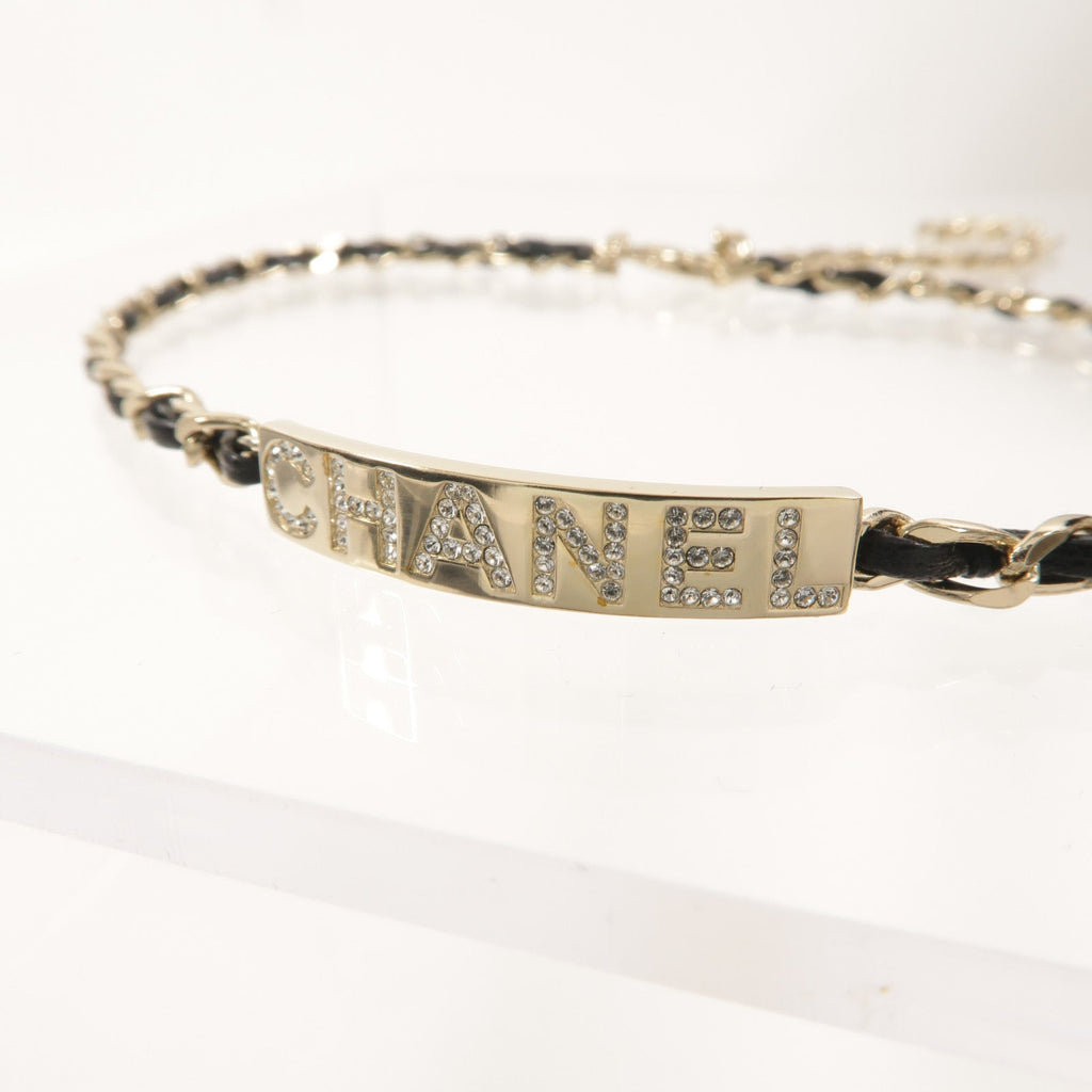 Chanel CC Choker · Lambskin & Strass