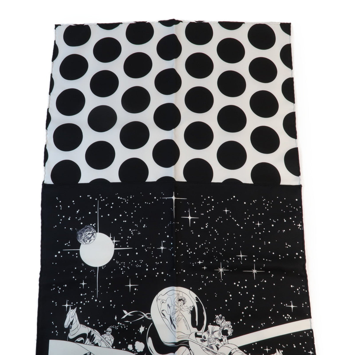 Hermès · Silk Muffler Scarf