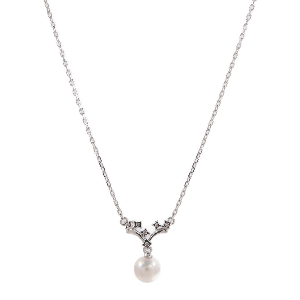 Tasaki · Pearl & Diamond · Platinum Necklace
