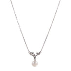 Tasaki · Pearl & Diamond · Platinum Necklace