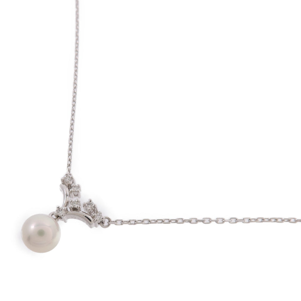 Tasaki · Pearl & Diamond · Platinum Necklace