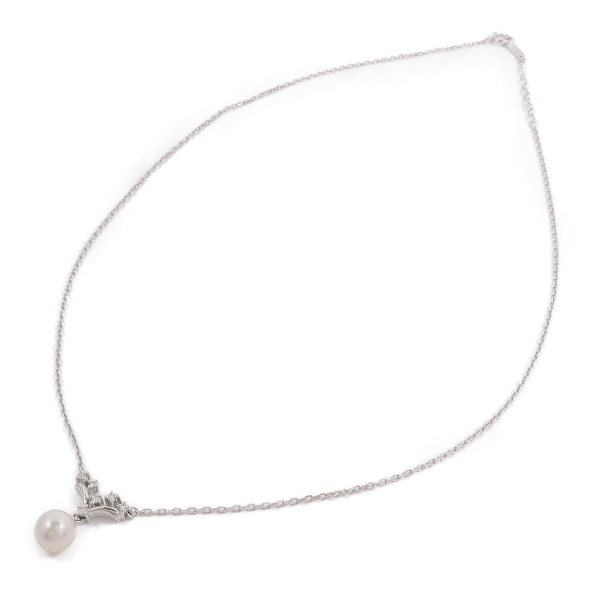 Tasaki · Pearl & Diamond · Platinum Necklace