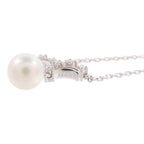Tasaki · Pearl & Diamond · Platinum Necklace