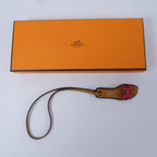 Hermès Oran Nano Charm · Rose Mexico
