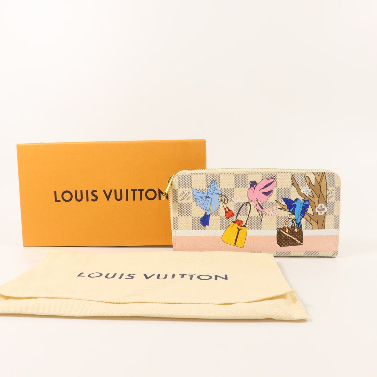 Louis Vuitton Playful Birds · Damier Azur
