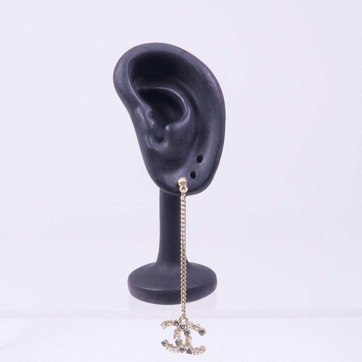 CHANEL CC Earrings · Rose Gold