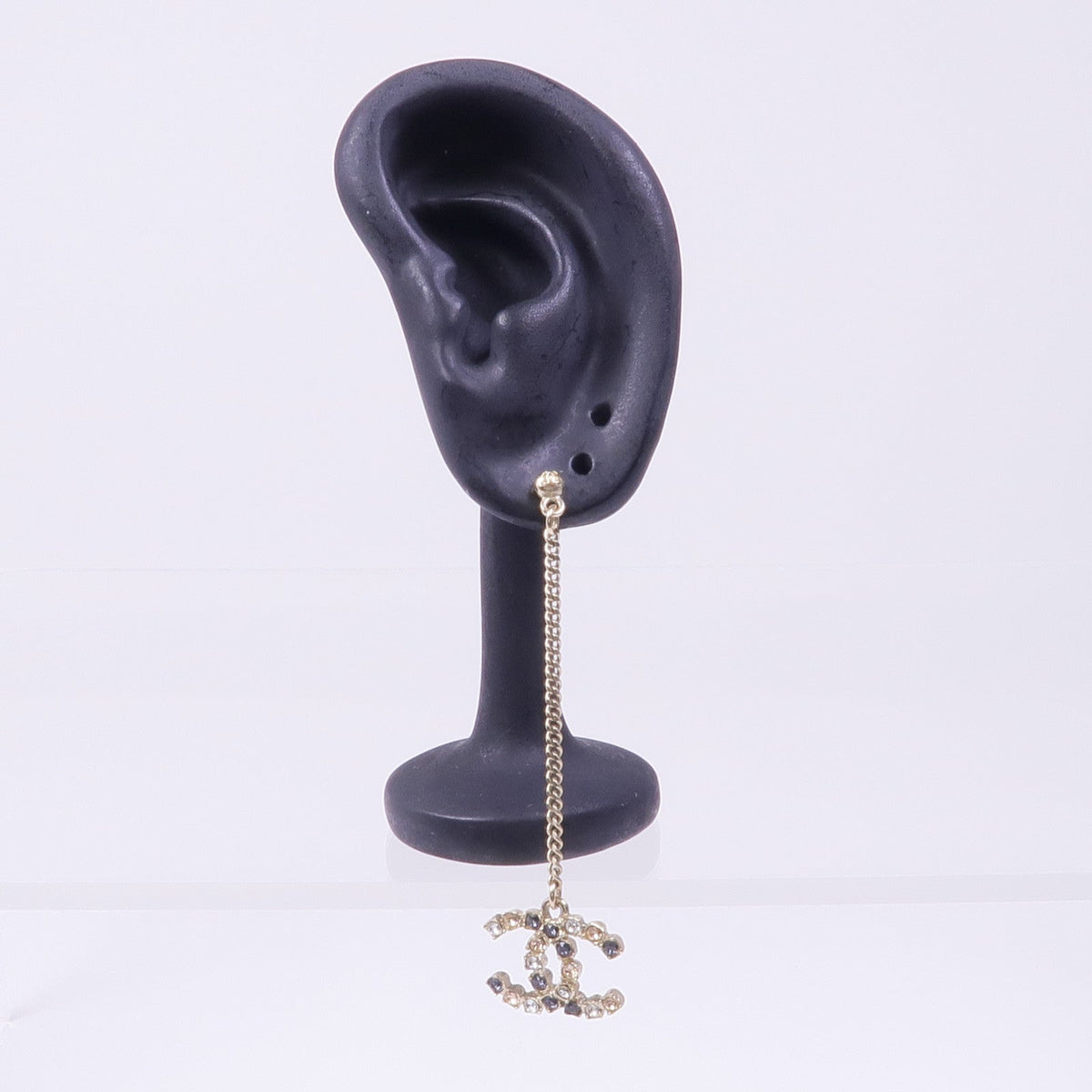 CHANEL CC Earrings · Rose Gold