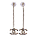CHANEL CC Earrings · Rose Gold
