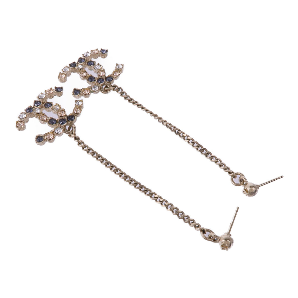 CHANEL CC Earrings · Rose Gold