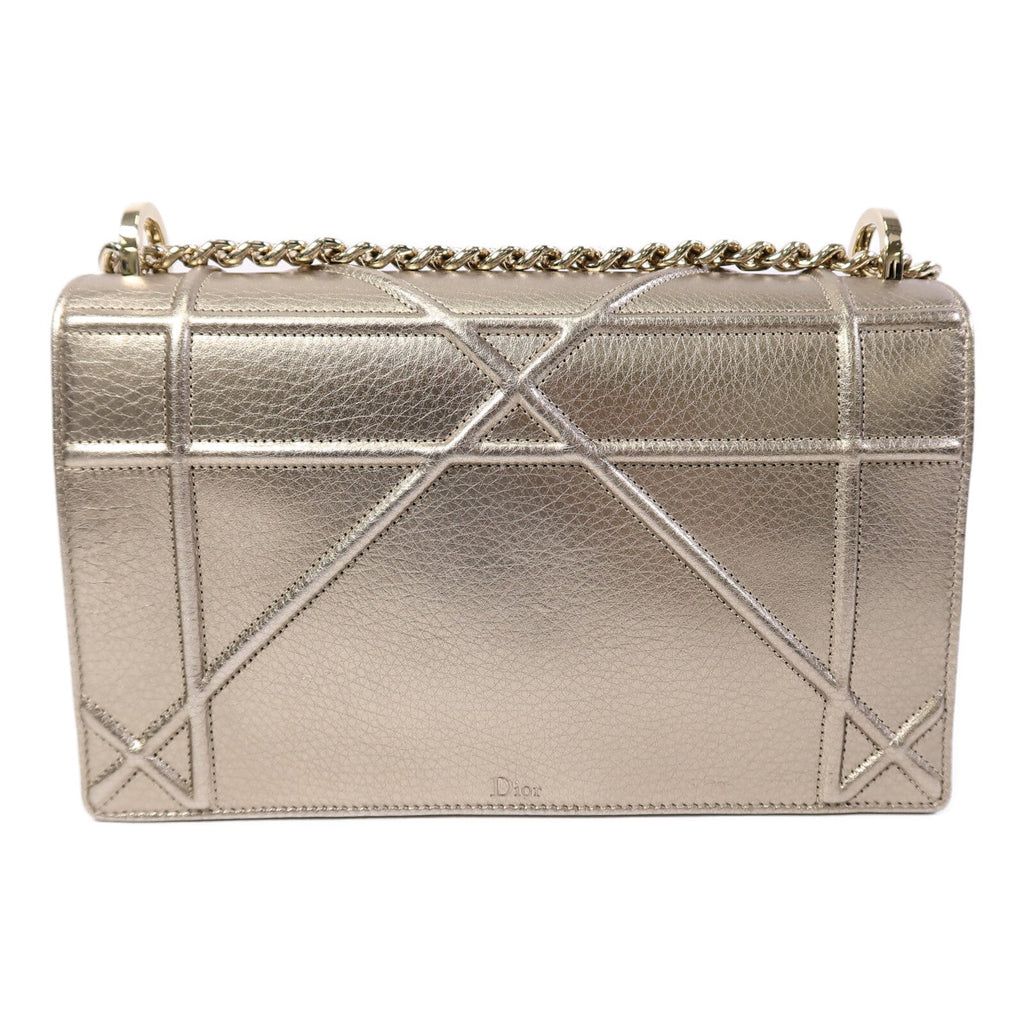 Dior Diorama · Metallic Calfskin